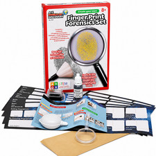 Forensic Fingerprint Kit for Kids - Spy Detective Science Crime Scene Stem Toy Forensic Sciences price