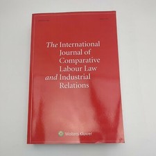 International Journal of Comparative Labour Law and Industrial Relations 2019 Labor Law price