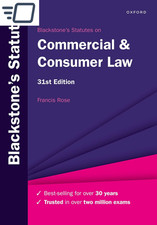 Blackstone'S Statutes on Commercial & Consumer Law (Blackstone'S Statute Series Commercial Law price