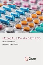 Medical Law and Ethics by Professor Shaun D. Pattinson (Paperback Book) Medical Law price