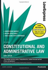 Law Express: Constitutional and Administrative Law: Revision Guide By Chris Tay Administrative Law price