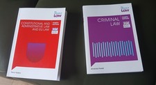 Law Book Bundle x2, SQE, Criminal Law and Administrative law Administrative Law price
