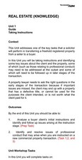 LPC Real estate Workshop Notes - University Of law 2021 Real Estate Law price