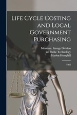 Life Cycle Costing and Local Government Purchasing : 19 -  NEW Marion Hemphill 2 Local Government Law price