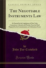 The Negotiable Instruments Law (Classic Reprint) Negotiable Instruments Law price