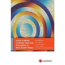 Hayes & Eburn Criminal Law and Procedure in New South Wales 8th Edition by Paul Criminal Procedure Law price
