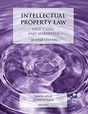 Intellectual Property Law: Text, Cases, and Materials-Tanya Ap . Intellectual Property Law price