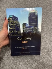 Company Law by Alan Dignam and John Lowry, published in the Core Text Series. Company Law price