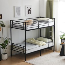 3FT Metal Bunk Bed Single over Single Loft Bed Frame W/ Ladder Safety Guardrail Bunk Bed price