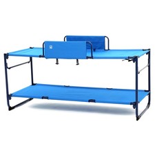 Hi-Gear 2-in1 Bunk Bed or 2 Single Beds - Foldable Steel Frame Travel Bed Bunk Bed price