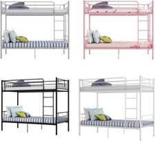 Metal Single Bunk Beds Siblings Twins Bedroom Furniture with Mattress Option 3FT Bunk Bed price