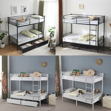 3FT Metal Single Bunk Bed  with Ladder Siblings Twins Bedroom Furniture Modern Bunk Bed price