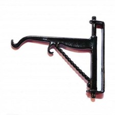 Dolls House Black Hanging Basket Wall Bracket Miniature Garden Accessory 1:12 Garden Accessory price
