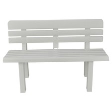 2 Seater Plastic Garden Bench, Weather, Resistant, Relaxing Outdoor Furniture Garden Bench price