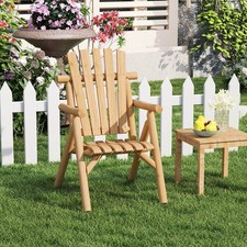 Solid Wood Outdoor Armchair for Deck Backyard and Garden Garden Armchair price