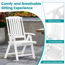 Garden Foldable Heavy-Duty Plastic Armchair w/ Armrest-Gray Garden Armchair price