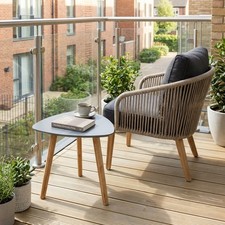 Malme Outdoor Side Table for Balcony & Patio in Choice of Colours and Sizes Garden Side Table price