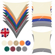 HEAVY DUTY SUN SHADE SAIL GARDEN PATIO AWNING CANOPY 98% UV BLOCK WATERPROOF UK Garden Awning price