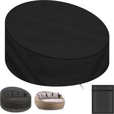 AOOWU Outdoor Rattan Daybed Cover Waterproof, Garden Day Bed Covers, Windproof Garden Daybed price