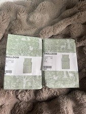 NEW Ikea 2x Baby Toddler Trolldom Duvet Cover bedding Sets Bundle 100% Cotton Baby Bed price