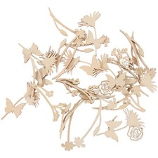 30 Pcs Wood Chip Auxiliary Materials Flowers to Paint Boho Decor Auxiliary Materials price