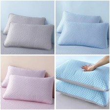 Memory Foam Quilted Bed Pillows Hypoallergenic Bounce Back Neck & Back Support Pillow price
