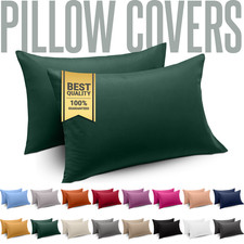 Luxury Housewife Pillow Cases 2 x Ultra Soft Plain Pair Pack Pillow Covers 50x75 Pillow price