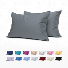 2x 4x MistyMorning Pillow Cases Egyptian Cotton (50x75+15 cm) Standard Size UK Pillow price