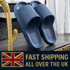 Mens Ladies Sliders Extra Soft Anti-Slip Comfy Cloud Pool Slippers Sandals UK Men's Slippers and Sandals price