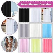 Waterproof Shower Curtain PEVA 180x180cm Anti Mould Bathroom Curtain 12 Hooks Shower / Bathroom Curtain price