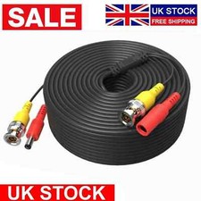 5M 10M 15M-50M BNC DC Power Video Lead CCTV Security Camera DVR Extension Cable Security Camera Accessories price