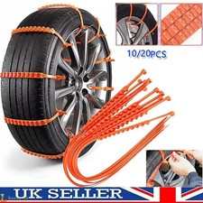 10/30pcs Anti-skid Mud Ice Snow Chains Winter Safety Car SUV Truck Tire Tyre UK Tire Chains price