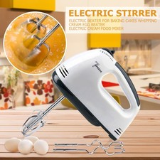 7 Speed Electric Hand Held Mixer Electronic Handheld Whisk Food Blender Cake UK Dough Mixer price