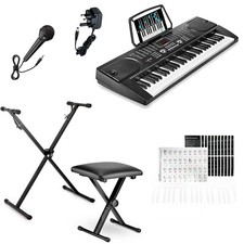 61 Keys Electronic Keyboard Digital Music Piano Instrument, Microphone & Stand Keyboard Instruments price
