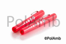 2 x Disposable Pen Torch Pink Pupil Gauge Ambulance Paramedic Nurse Medic Dr Medical Products price