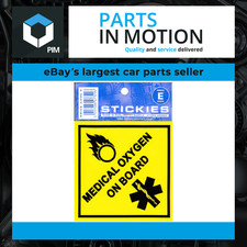 Medical Oxygen On Board Vinyl Sticker V602 Castle Genuine Top Quality Product Medical Products price