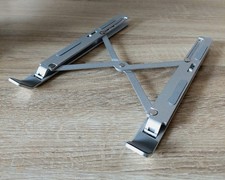 Aluminium Laptop Notebook Stand, Adjustable, Foldable, Silver, Very Light Laptop Stand price