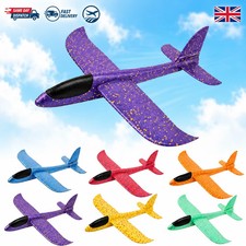 Large Strong Foam Glider Stunt Plane Kids 48cm Hand Thrown Outdoor Garden Toy Outdoor & Garden Toys price