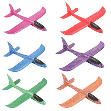 Large Strong Foam Glider Stunt Plane Kids 48cm Hand Thrown Outdoor Garden Toy. Outdoor & Garden Toys price