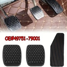 Set of 3 Rubber Car Pedal Cover Kit – Brake, Clutch & Accelerator Pads Pedal Set price