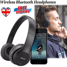 WIRELESS BLUETOOTH HEADPHONES WITH NOISE CANCELLING OVER-EAR EARPHONES NEW UK Over-Ear Headphones price