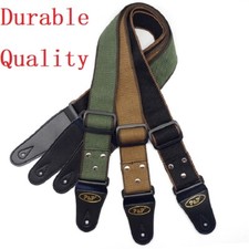 Guitar Strap PU Leather End Adjustable Electric Acoustic Bass Webbing Belt Bass Guitar price