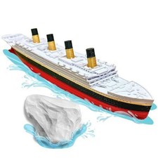 Split In Half Titanic Bath Boat And Pool Toys Break In Half RMS Titanic Toys Toy Ship price