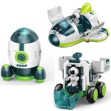 Children Puzzle Space Toy Car Simulation Model Astronaut Rocket Spaceship Series Toy Ship price