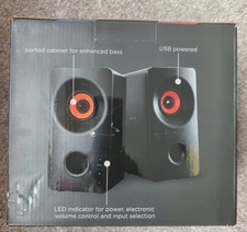 Asda Tech Bluetooth Gaming speakers USB powered PC 3.5mm Input Brand New in box Gaming Speaker price