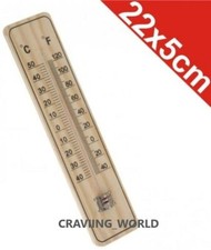 Traditional Wooden Garden Thermometer Wall Mounting With C & F Reading GSTH02 Thermometers price