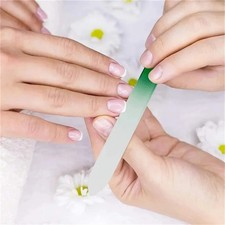 Glass Nail File With Case Set Crystal In Double Sided Manicure Pedicure Tool UK Manicure & Pedicure Set price