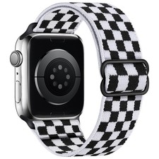 Stretchy Nylon Loop Bands Compatible with Apple Watch 38mm 40mm 41mm 42mm 44m... Watch and Bracelet Accessory price