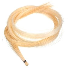 1 Hank Replacement Violin Viola Cello Bow Natural White Hair Horse Tail 80-85 cm String Instruments price