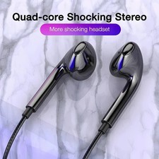 Earphones Wired Headphones In Ear High Definition Deep Bass 3.5mm AUX Jack Black In-Ear Headphones price